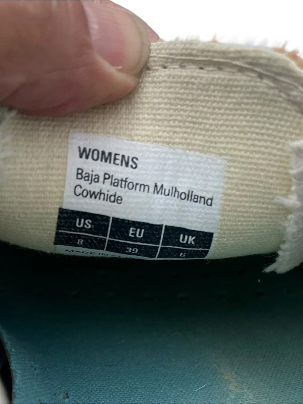 SEEVEES Slip-On Cowhide Sneakers Tan & White Size 8